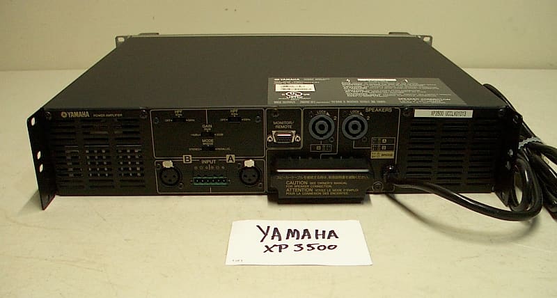 【レア】YAMAHA XP3500 パワーアンプ レア】YAMAHA XP3500 パワーアンプ ヤマハ | XP Series - パワー
