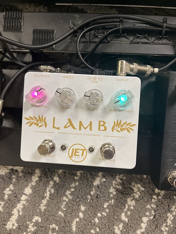 Jet Pedals Lamb Programable Overdrive 2021 White Reverb