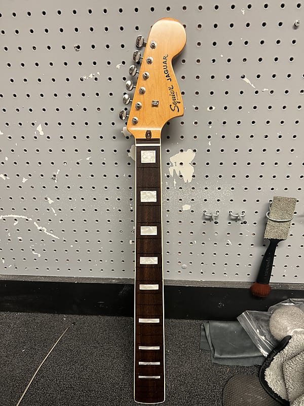Squier Jaguar (fretless conversion) neck Reverb