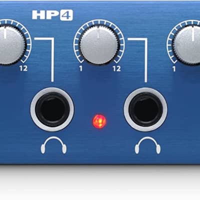 PreSonus HP4 -  4 Channels Headphone Distribution Amplifier image 1