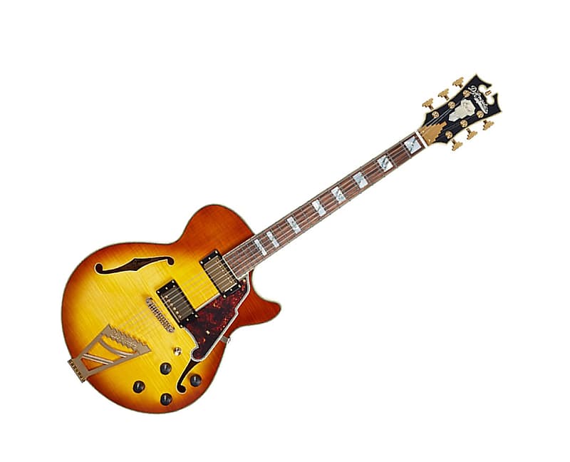 D'Angelico EX-SS Semi-Hollow with Stairstep Tailpiece image 3