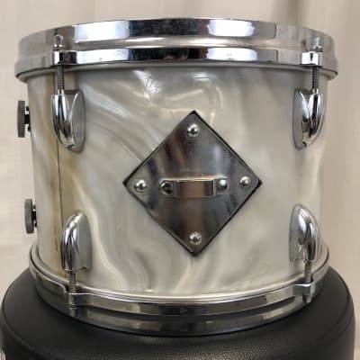 Gretsch RB 60s 12/14/20/5.5x14 drum set White Satin Flame image 16