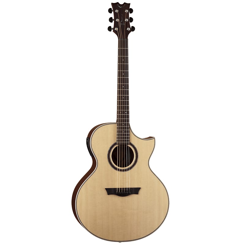 Dean Natural Florentine Cutaway Acoustic-Electric Guitar w/ Aphex image 1