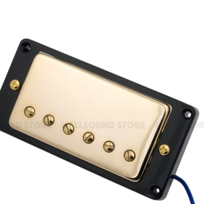 Vintage Alnico V Humbucker Neck Pickup for Gibson Epiphone 4-Wire - GOLD