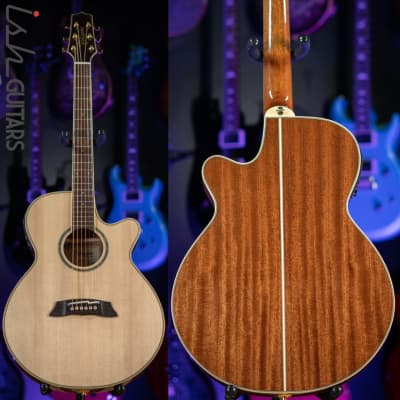 Takamine TSP138C-N Thinline Acoustic-Electric Guitar Natural | Reverb