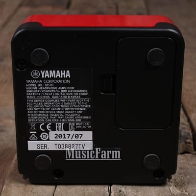 Yamaha Red SessionCake Portable Mixing Headphone Amplifier w Hi Z Input SC-01 image 11
