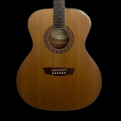 Washburn WG7S-O 6-string Acoustic Guitar, Natural Gloss image 1