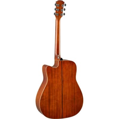 Yamaha A3M ARE Dreadnought Cutaway Acoustic Electric Guitar - Tobacco Brown Sunburst image 3