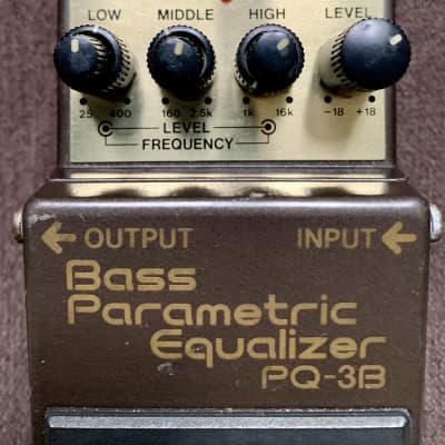 Reverb.com listing, price, conditions, and images for boss-pq-3b-bass-parametric-equalizer