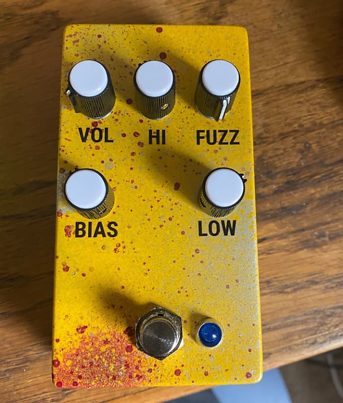 Eyewool International Tone Bender Style Fuzz with Bass Contour and Muff-Inspired Tone Control 2023 - Yellow image 1