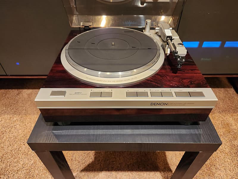 Denon DP-47F Fully Automatic Turntable w/Brand New Grado Blue Cartridge ~  Serviced/Refurbished ~ Ships from USA