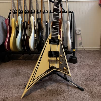 Jackson Pro Series RR5 Rhoads 2004 - Ivory with Black Pinstripes for sale