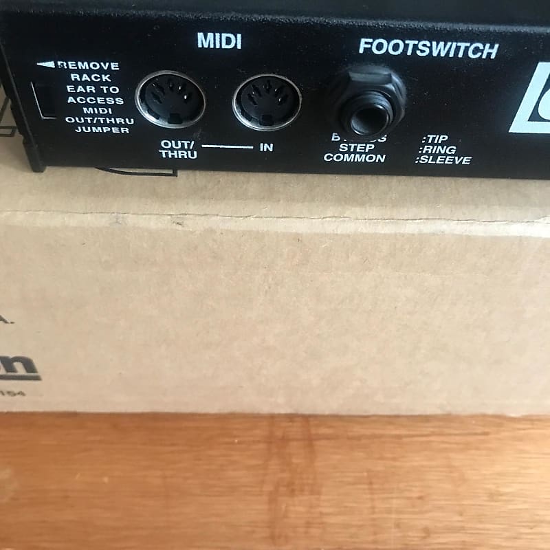 Lexicon Reflex Dynamic MIDI Reverberator 1990s - Black | Reverb