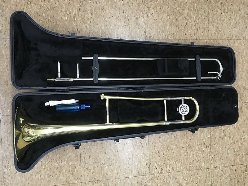 Jupiter Jsl432 Trombone Brass and chrome Reverb