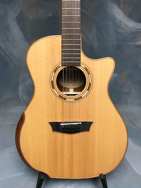 Washburn WCG15SCE12 Comfort Series Grand Auditorium 12-String with Electronics Natural image 3