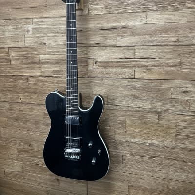 G&L Tribute Series ASAT Deluxe Carved Top Guitar * B- stock- Blem* w/Rosewood Fretboard - Trans Black image 4