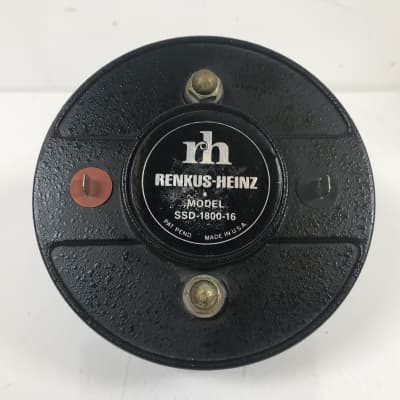 One pair of Renkus-Heinz SSD 3301 compression drivers with horns