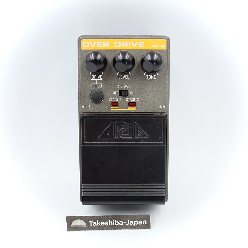 ギター aria od-10 Aria OD-10 2 Stage Over Drive Made in Japan Vintage Guitar