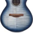 Ibanez AEWC400 AEWC Acoustic Guitar Indigo Blue Burst Gloss