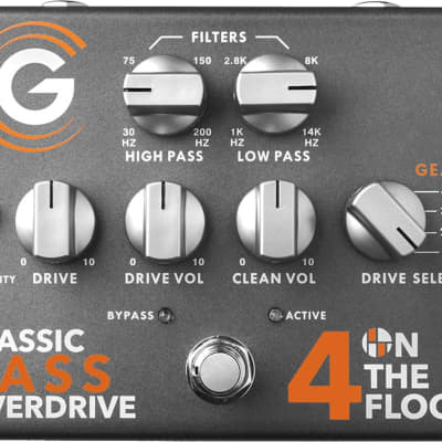 Genzler 4 On The Floor Classic Bass Overdrive Pedal for sale