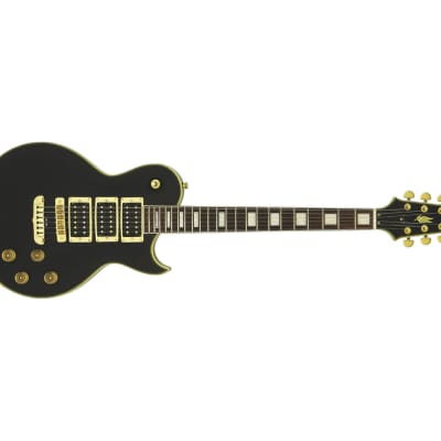 Aria Pro II PE-350PF PE Series Electric Guitar - Tribute Aged Black image 5