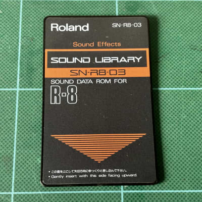 Roland SN-R8-03 Sound Effects ROM CARD FOR ROLAND R8 R-8 MKⅡ