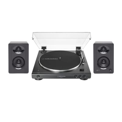 Audio-Technica AT-LP60XBT-BK Bluetooth Turntable (Black) bundle