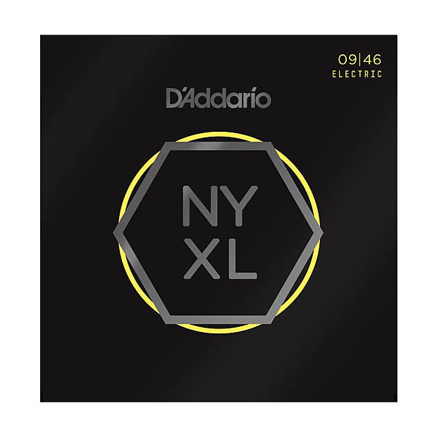 D'Addario NYXL Electric Guitar Strings Super Light Top/Regular Bottom 9-46 image 1