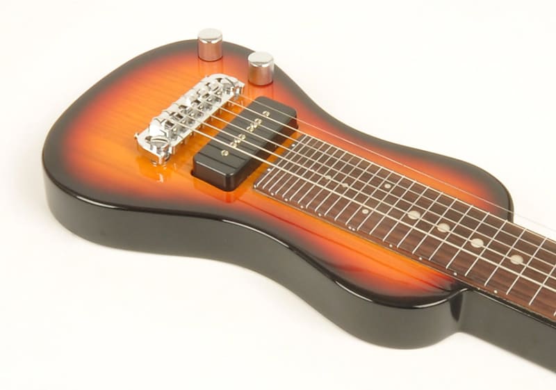 Batking 6 String Slotted Head Stock Electric Lap Steel Slide Guitar With  Gig bag Sunburst