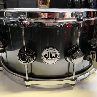DW Collector's Series 6.5 x 14" Snare Drum - Black Mirror Lacquer Finish - Super Clean! image 3