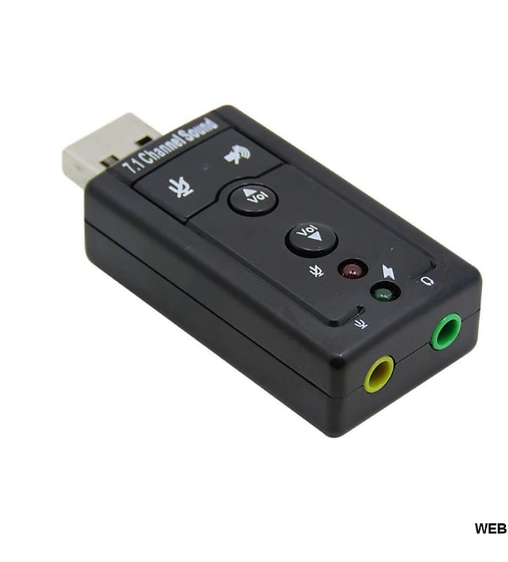 Scheda Audio Stereo USB 2.0 Virtual 7.1 | Reverb