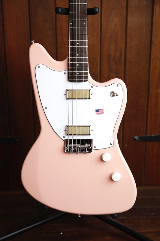 Harmony Silhouette Electric Guitar Shell Pink image 1