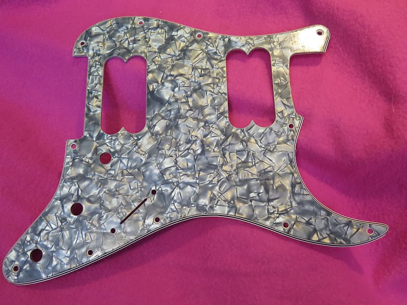 vintage NOS black pearl Fender USA pickguard HH for Reverb