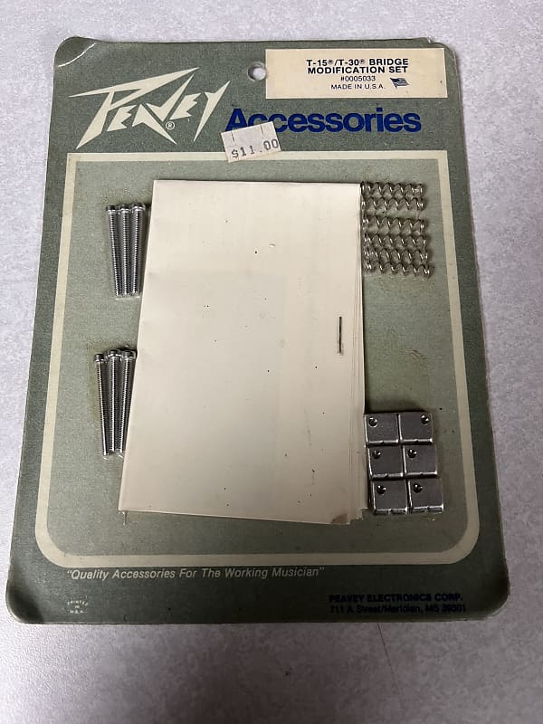 Peavey T-15/ T-30 Bridge Mod Kit, New Old Stock | Reverb