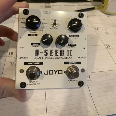 Reverb.com listing, price, conditions, and images for joyo-d-seed-ii-stereo-delay-pedal