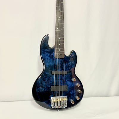 Form Factor Audio Wombat JS5 5-String  Bass Midnight Blue Gloss 35" Scale image 2