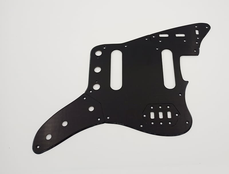 black acrylic pickguard & control plates for us/mex fender Reverb