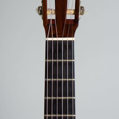 Del Pilar  Classical Guitar (1971), ser. #516, original black alligator grain hard shell case. image 5