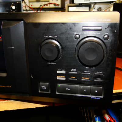 Sony CDP-CX300 300 Disc Audio CD Player. Optical Output / Serviced w Manual & Remote. Tested image 10