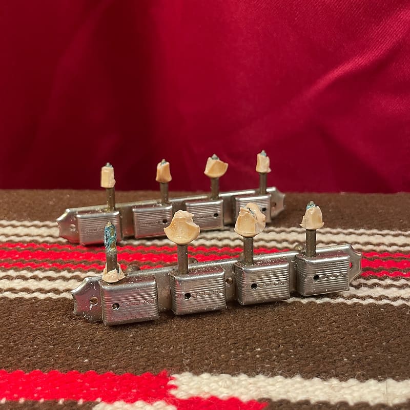 Vintage 1950s Gibson Kluson Deluxe Mandolin Tuners Reverb
