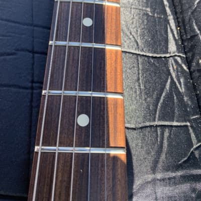 Fender Deluxe fat strat stratocaster w Floyd rose II Mim 2001 black image 6
