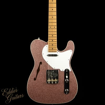Suhr Eddie's Guitars Exclusive Custom Classic T Roasted - Rose Gold Sparkle image 3