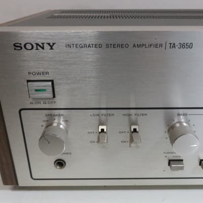 SONY TA-3650 INTEGRATED AMPLIFIER WORKS PERFECT SERVICED FULLY RECAPPED image 3