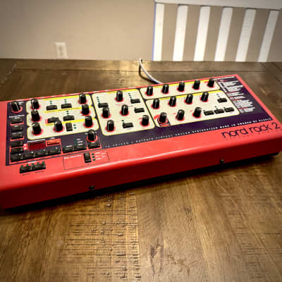 Nord Rack 2 1990s Red (with rare expansion card)