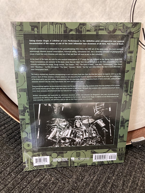 BOOK - Neil Peart Taking Center Stage: A Lifetime of Live