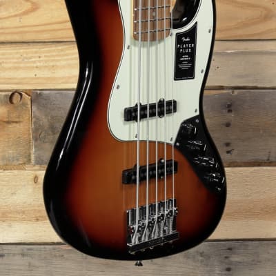 Fender Player  Plus Jazz Bass V 5-String 3-Tone Sunburst w/ Gigbag image 1