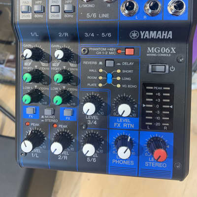 Yamaha MG06X 6 Channel Analog Mixer | Reverb Canada