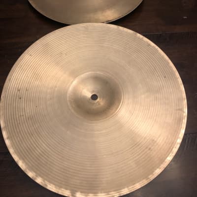 Zildjian Vintage Cymbal Pack (20" Ride,18" Crash, & 14" Hi Hats) 70s image 7