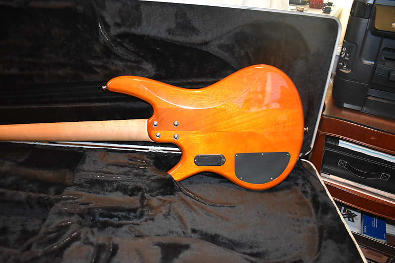 ibanez gio soundgear n427 bass guitar flame top | Reverb