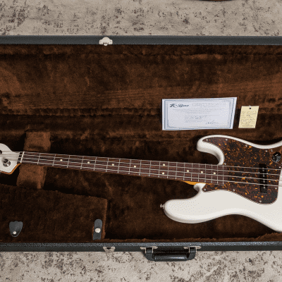 K-Line Junction Bass Olympic White w/Matching Headstock image 15